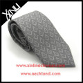 Silk Printed Gray Custom Masonic Necktie